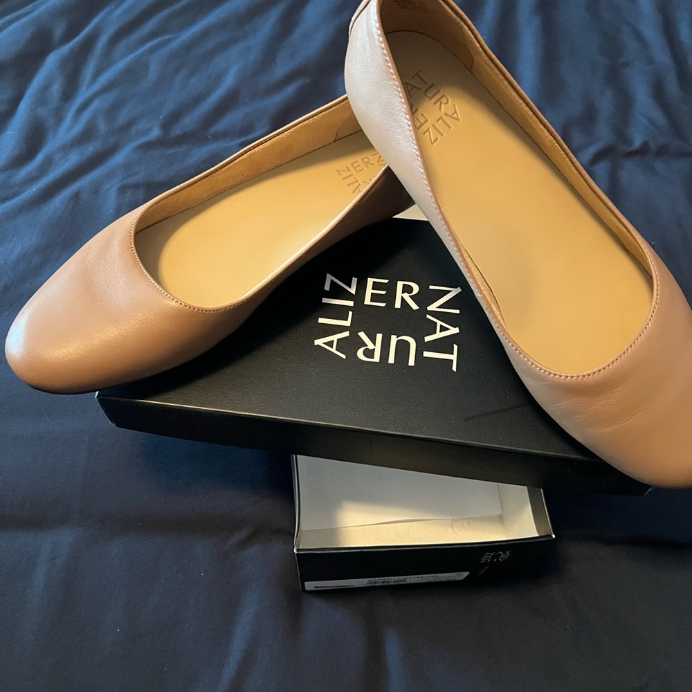 Naturalizer Blush Leather Ballet Flats